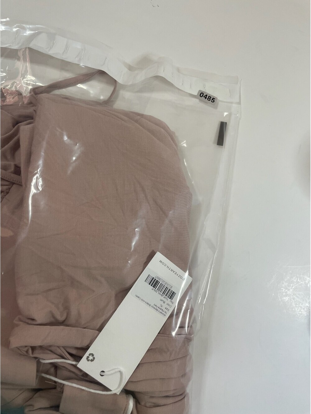 Cozy Earth Bamboo Stretch Knit Classic Tall Pajama Pant Blush Pink XL NWT - Picture 4 of 4